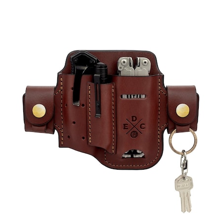 1791 Everyday Carry Tool Organizer for S/M Multitool, Pen/Pen Light with Small Flex & Action-Snap Belt Attachment WEB-ST-AS-SF-CHN-A